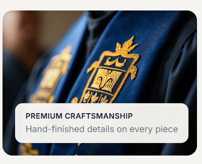Custom Embroidery Regalia Detail